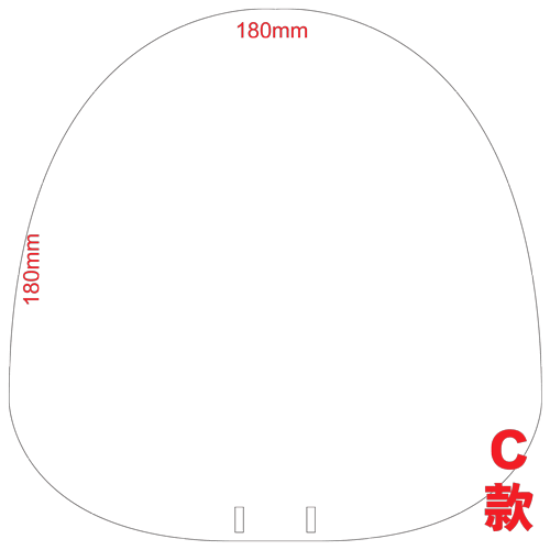 啤梨形 PVC 膠扇刀模