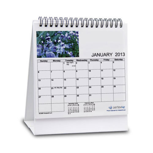 三角檯曆 (正方 尺寸) 數碼印刷