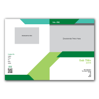 DSA-FR 創意專案資料夾 款式B 綠色封面