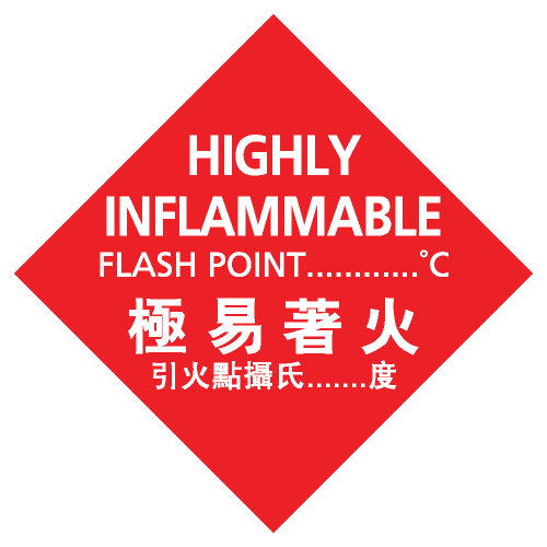 化學類安全標誌貼紙 C8 印刷服務
